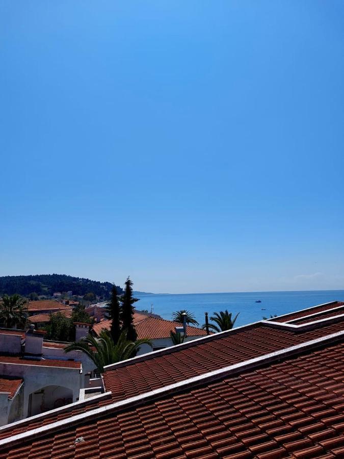 Apartment In Siviri Sea View Exterior foto